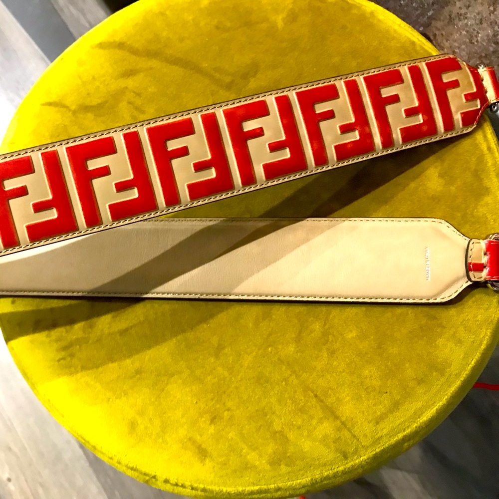 Fendi strap embossed FF